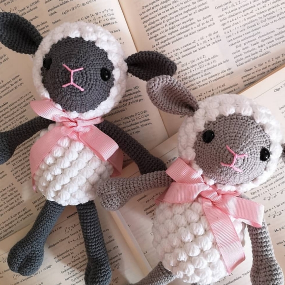 Baby Lamb gift for your loved ones ❤️10" handmade - Picture 5 of 7
